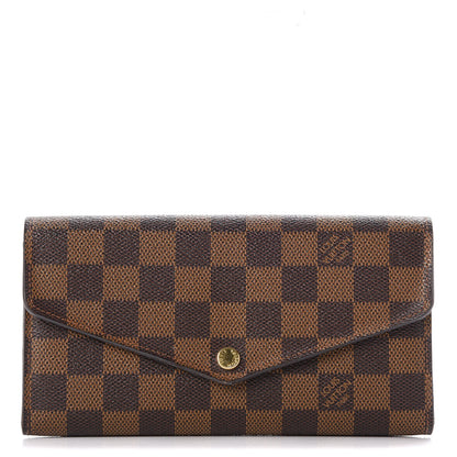 Louis Vuitton Damier Ebene Sarah Wallet NM 1 of 15