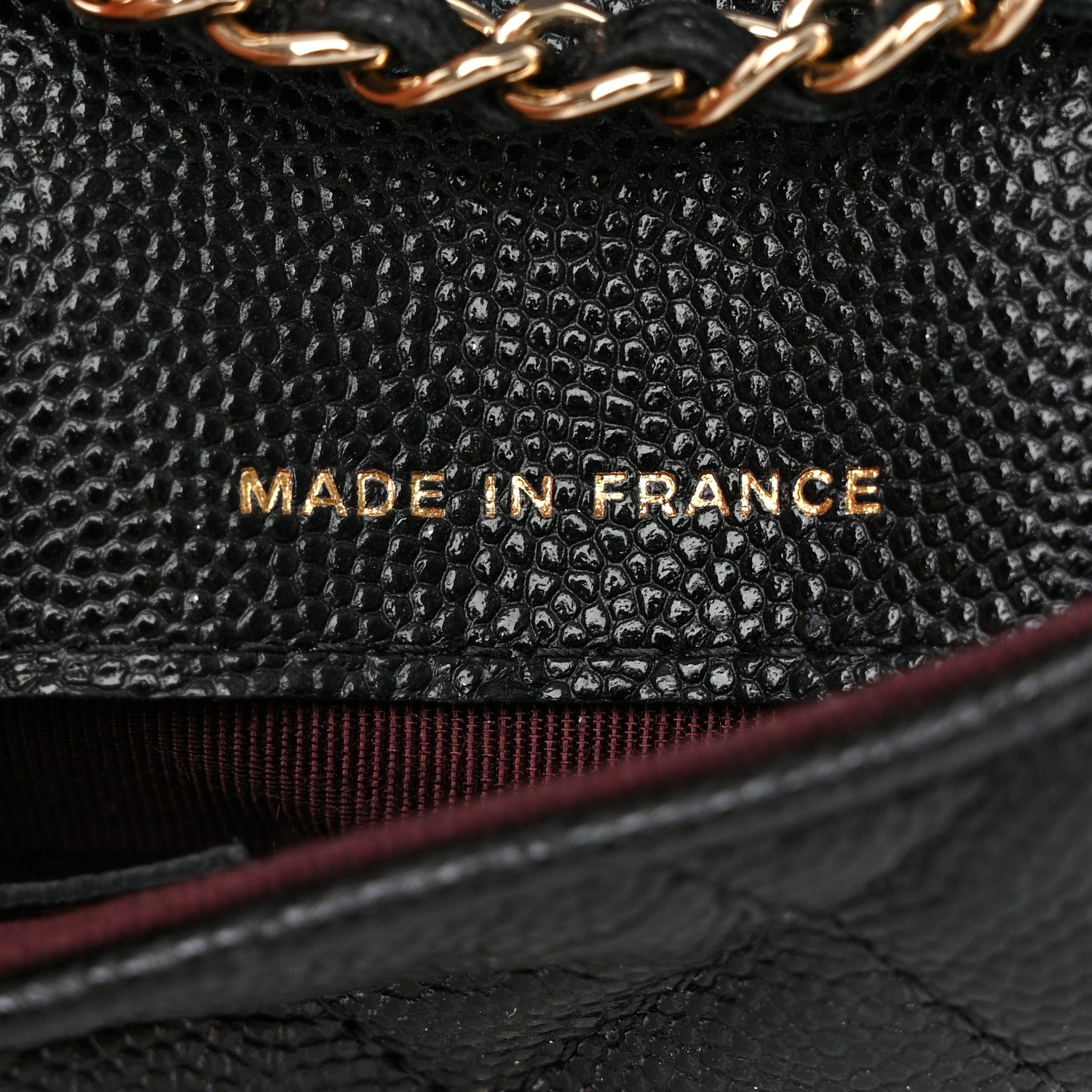 Chanel Caviar Quilted Mini Chain Belt Bag Black 7 of 12