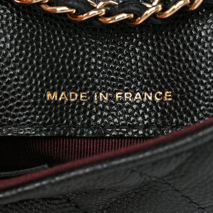 Chanel Caviar Quilted Mini Chain Belt Bag Black 7 of 12