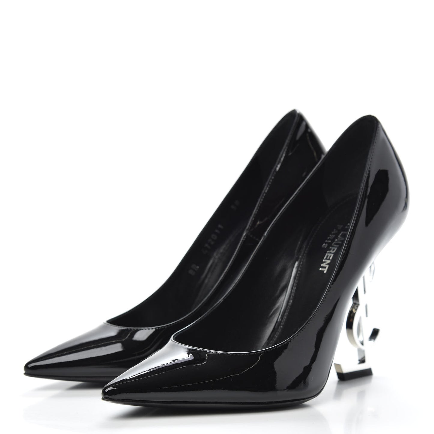 Patent Opyum 110 Pumps 38 Black Silver