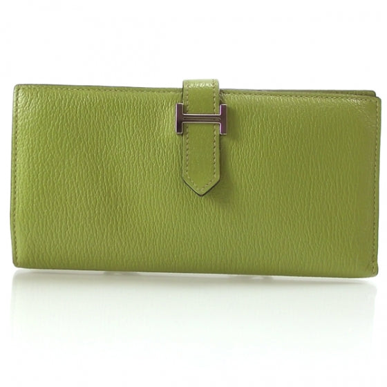 Courchevel Bearn Twofold Wallet Olive