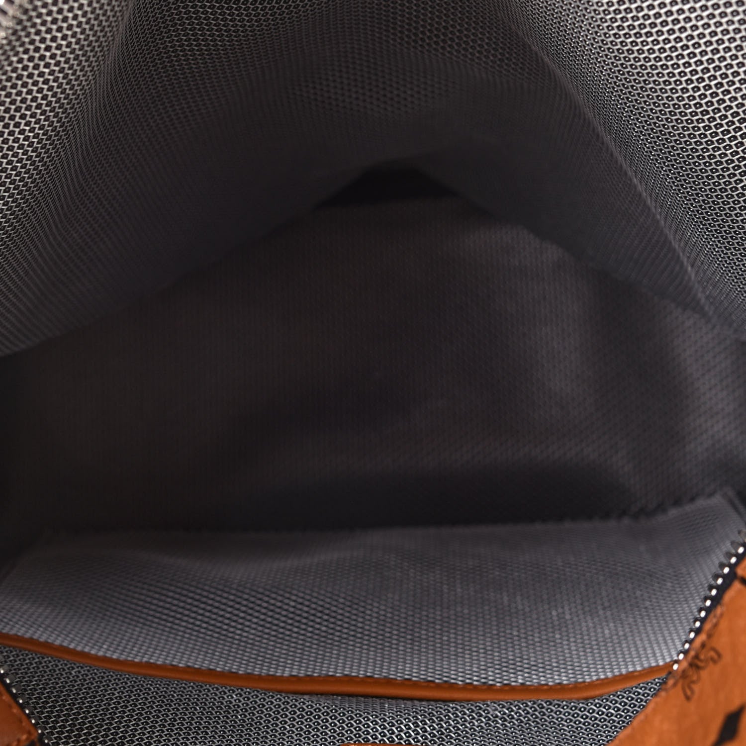 MCM Visetos Medium Jemison Backpack Cognac 6 of 10