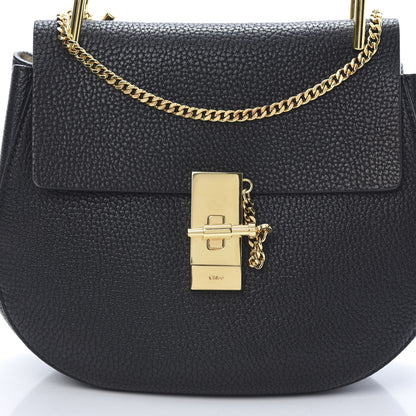 Chloe Grained Lambskin Drew Shoulder Bag Black 9 of 12