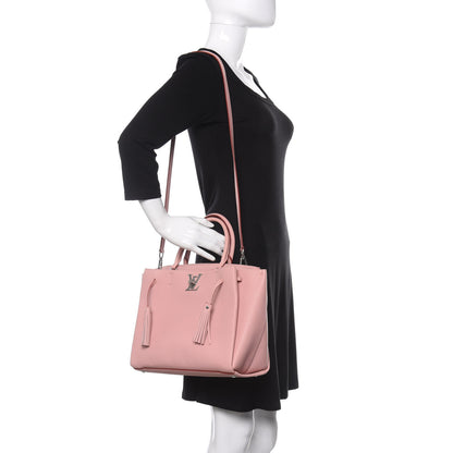 Louis Vuitton Calfskin Lockmeto Rose Poudre 2 of 9