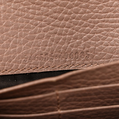 Gucci Dollar Calfskin Petite GG Marmont Wallet Chain Bag Porcelain Rose 7 of 15