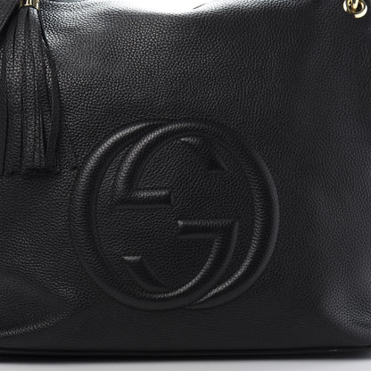 Gucci Pebbled Calfskin Large Soho Hobo Black 12 of 12