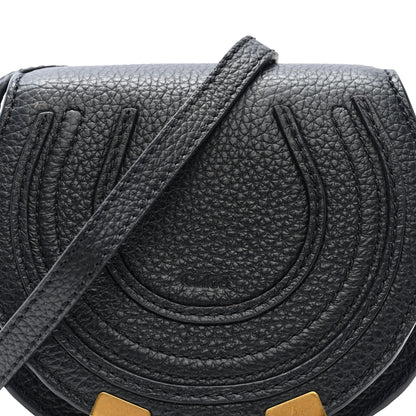 Chloe Calfskin Nano Marcie Saddle Bag Black 6 of 8