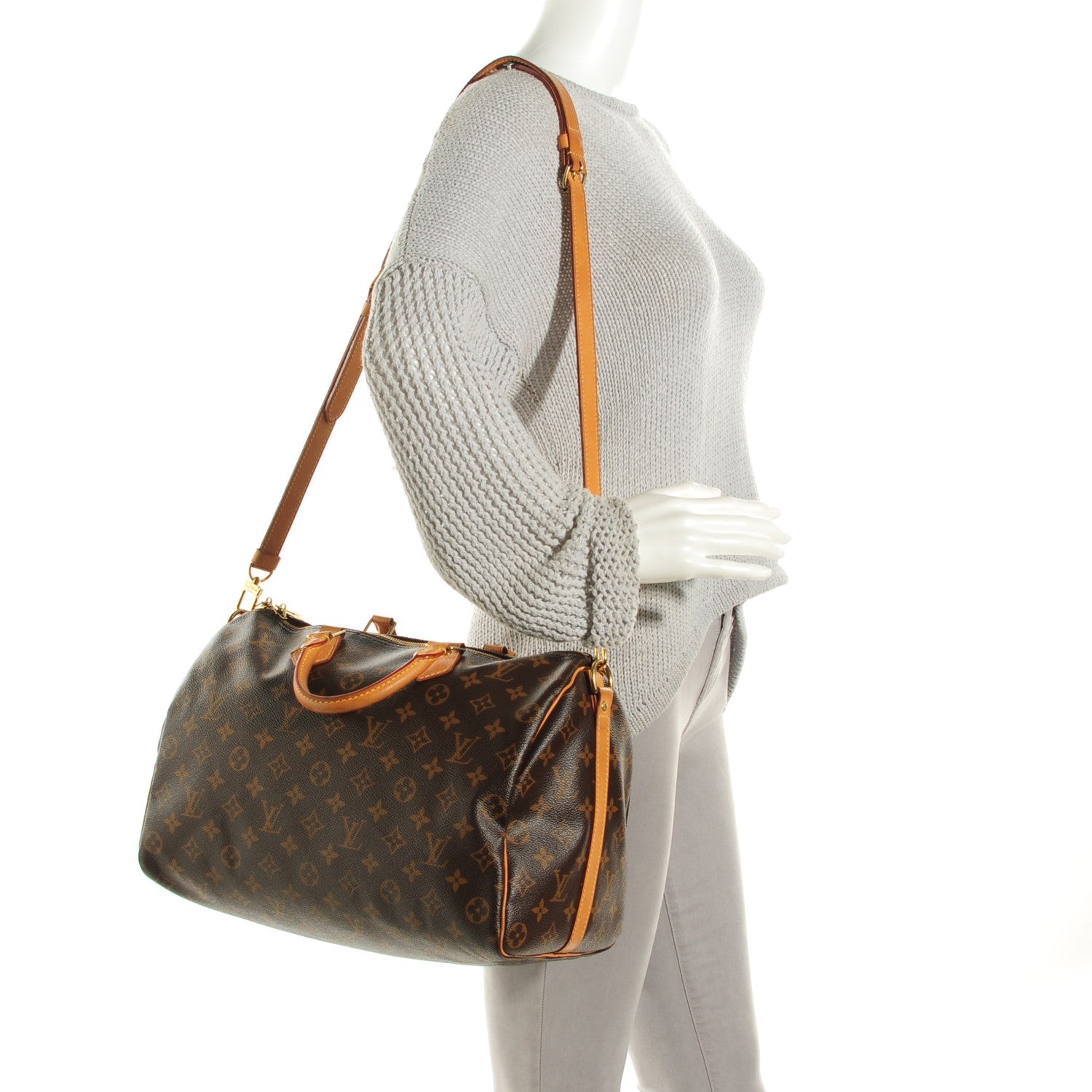 Louis Vuitton Monogram Speedy 35 Bandouliere 2 of 8