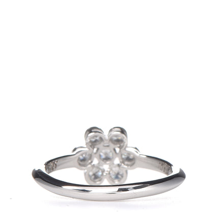 Tiffany Platinum Diamond Enchant Flower Ring 49 5 6 of 7