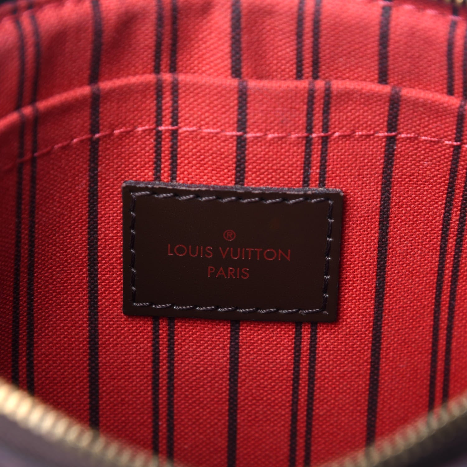 Louis Vuitton Damier Ebene Neverfull MM GM Pochette 6 of 13