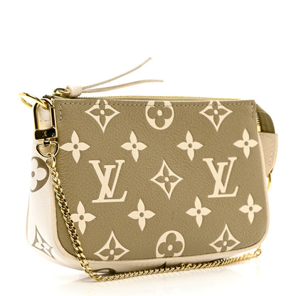 Louis Vuitton Empreinte Spring in the City Mini Pochette Accessories Kaki Beige Cream 2 of 5