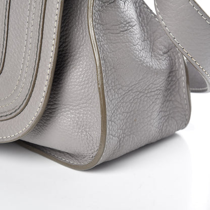 Chloe Calfskin Medium Marcie Top Handle Bag Cashmere Grey 15 of 19