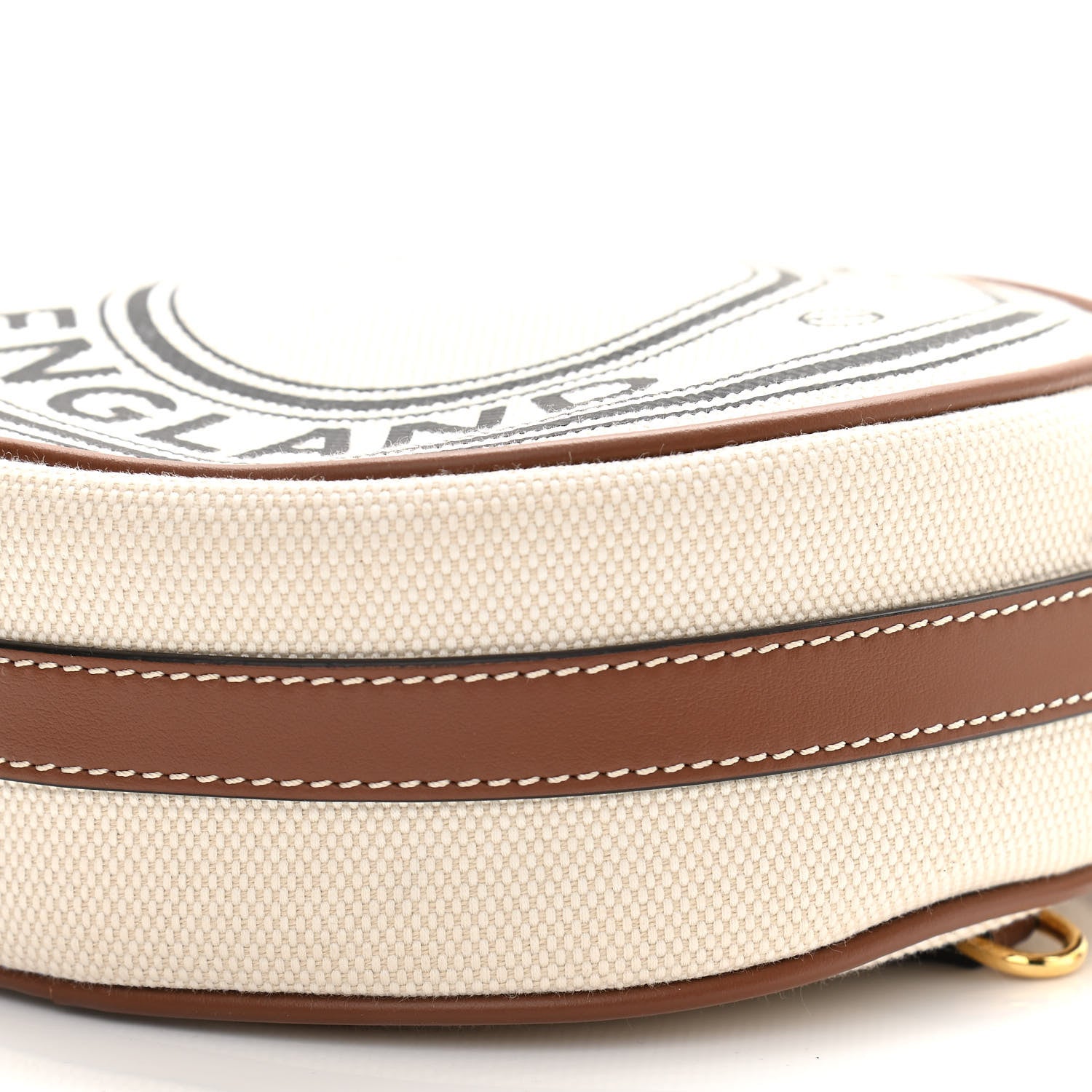 Burberry Cotton Canvas Mini Louise Crossbody Bag White Tan 12 of 12