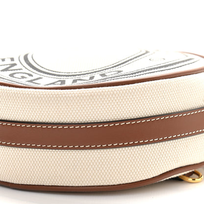 Burberry Cotton Canvas Mini Louise Crossbody Bag White Tan 12 of 12