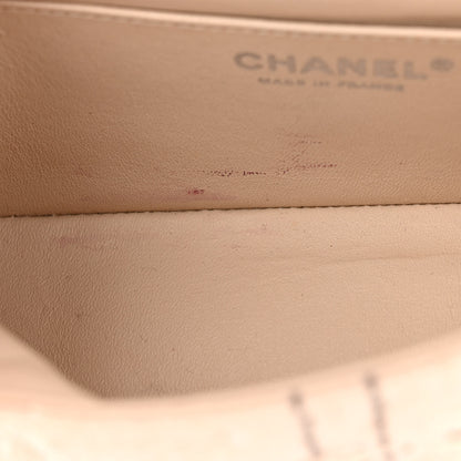 Chanel Tweed Quilted Mini Rectangular Flap Light Pink Black 8 of 12