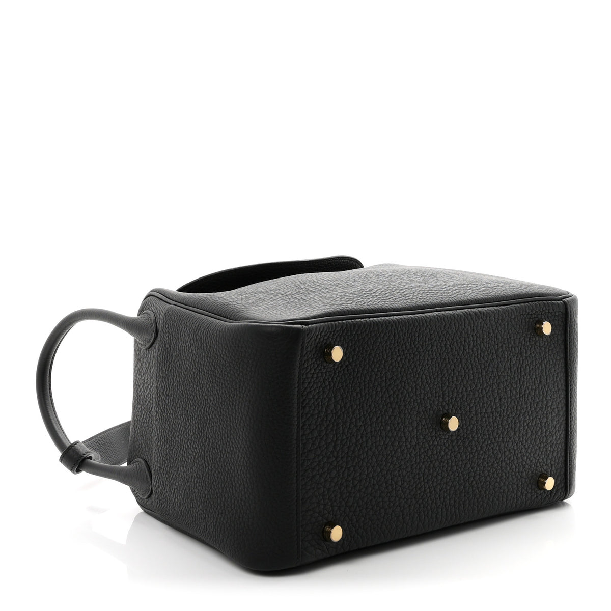Hermes Taurillon Clemence Lindy 30 Black 4 of 11