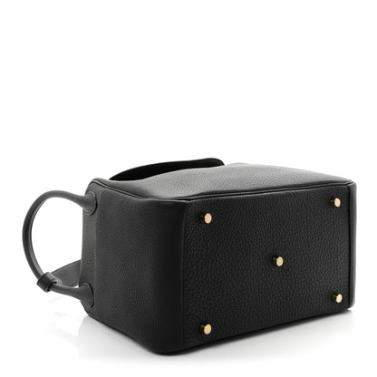 Hermes Taurillon Clemence Lindy 30 Black 4 of 11