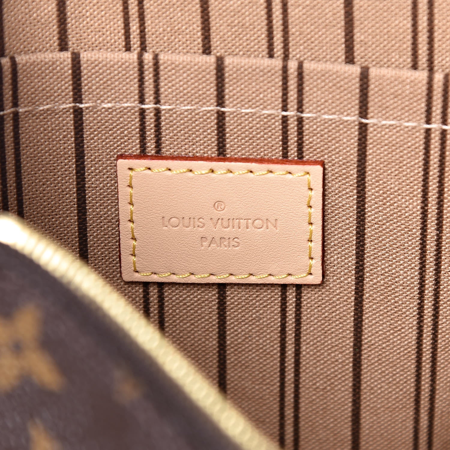 Louis Vuitton Monogram Neverfull MM GM Pochette 6 of 8