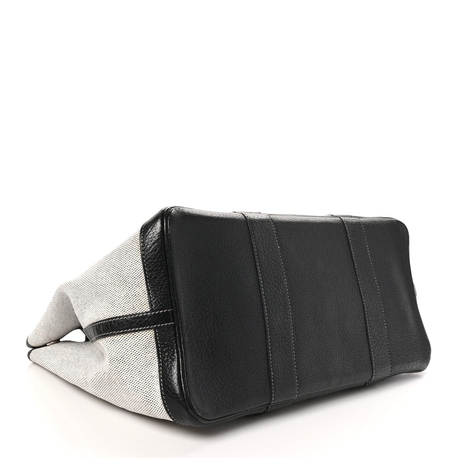 Hermes Toile Buffle Skipper Garden Party 36 MM Tote Black 4 of 9