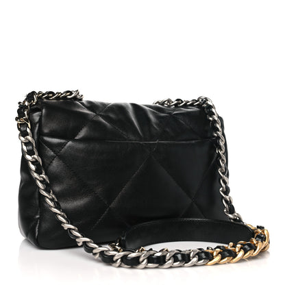 Chanel Lambskin Quilted Medium Chanel 19 Flap Black 3 of 11