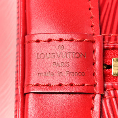 Louis Vuitton Epi Alma PM Castillan Red 8 of 11