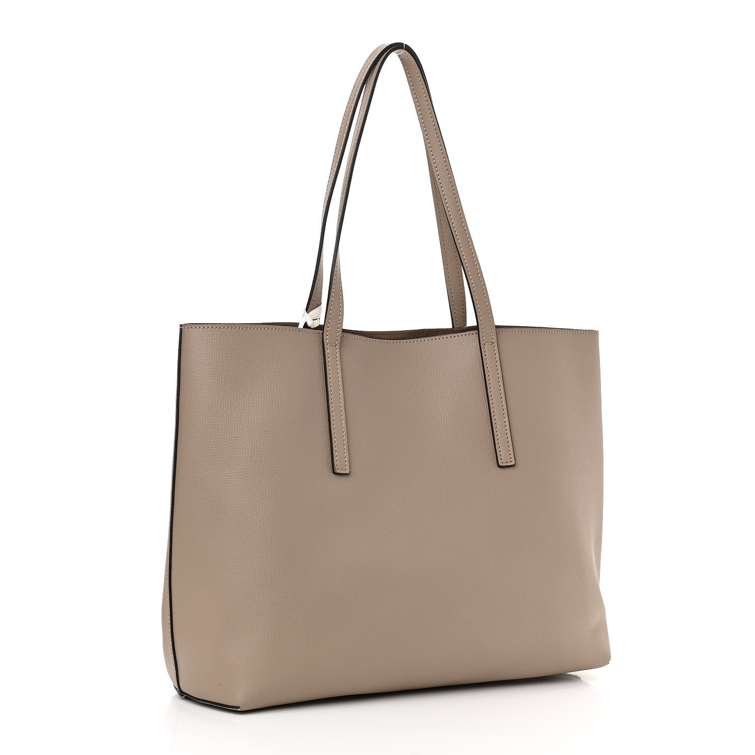 Fendi Vitello Vienna Enamel F is Fendi Shopping Tote Tortora Taupe 4 of 11