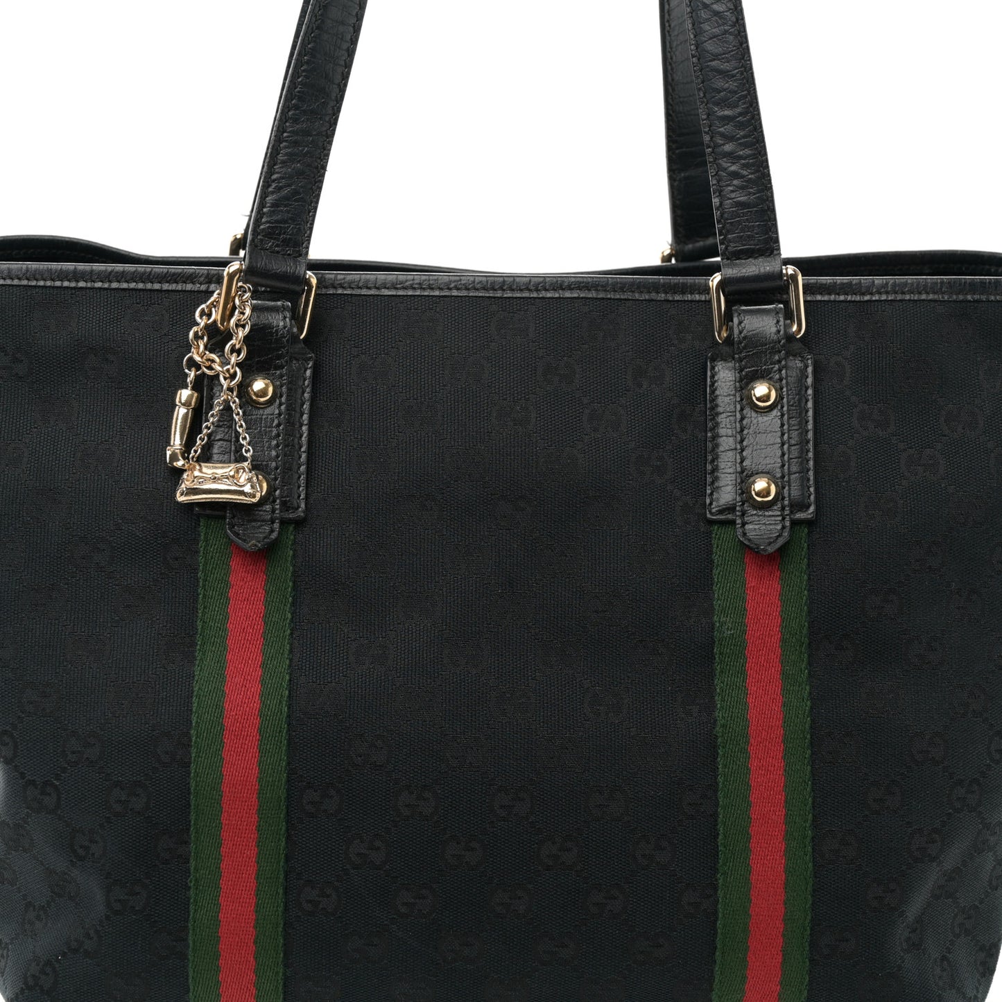 Monogram Web Large Jolicoeur Tote Black