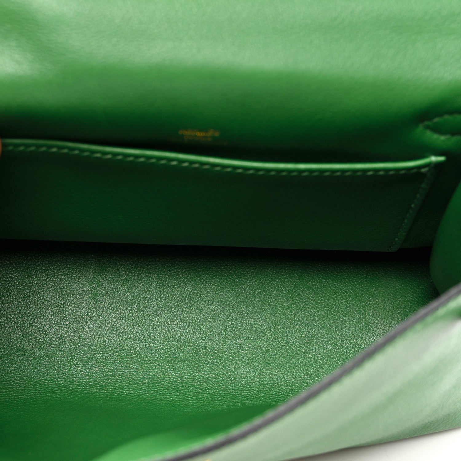 Hermes Swift Kelly Pochette Clutch Vert Bengale 4 of 6