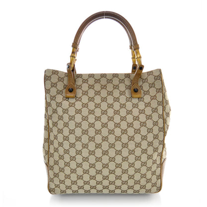 Gucci Monogram Bamboo Tote 1 of 8