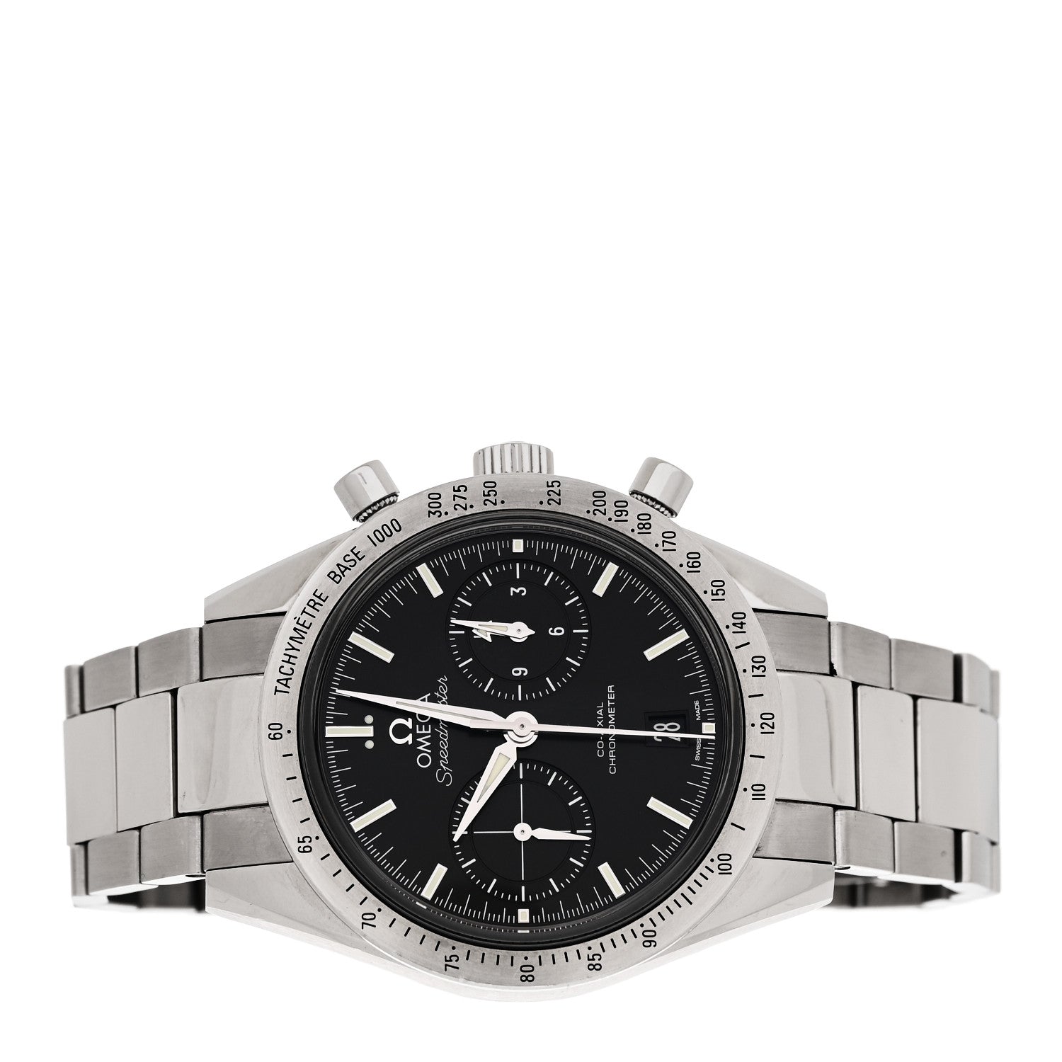 Omega Stainless Steel 41mm Speedmaster 57 Co-Axial Chronometer Automatic Watch Black 331.10.42.51.01.001 2 of 4