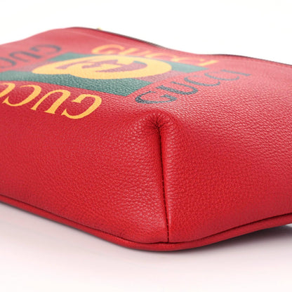 Gucci Grained Calfskin Logo Belt Bag Hibiscus Red 6 of 11