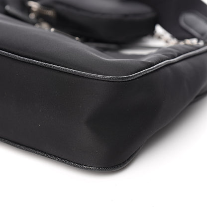 Prada Nylon Re-Edition 2005 Shoulder Bag Black 10 of 11