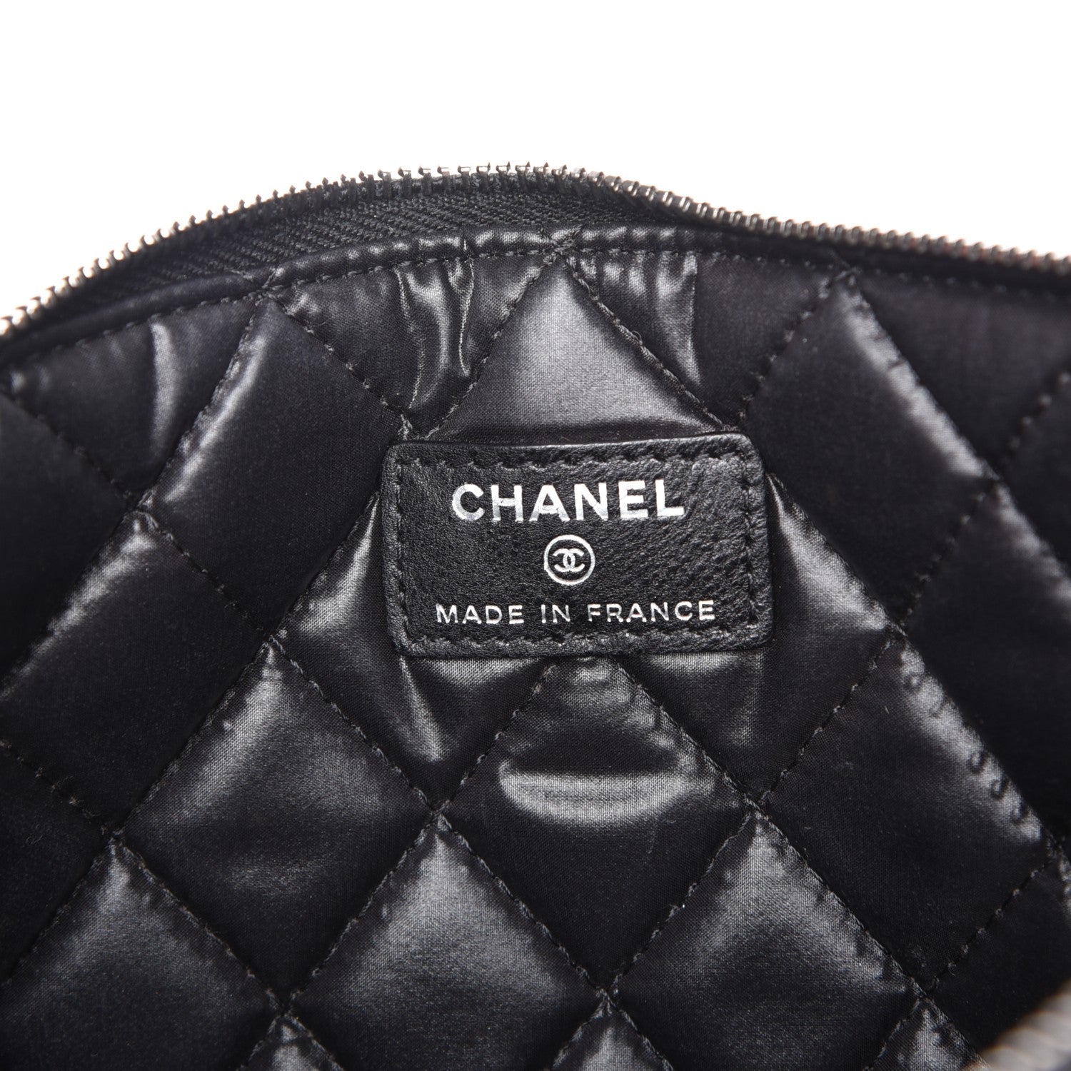 Chanel Calfskin Quilted Medium Boy Chain Around Cosmetic Case Black 9 of 9