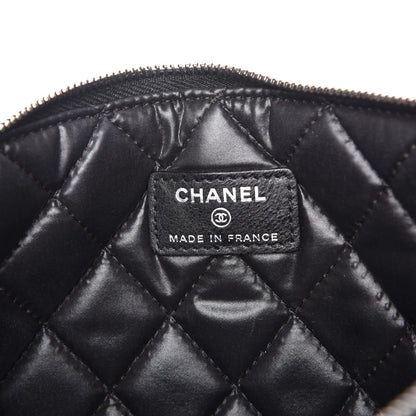 Chanel Calfskin Quilted Medium Boy Chain Around Cosmetic Case Black 9 of 9