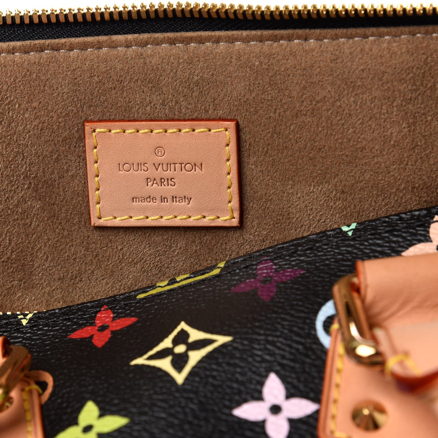 Louis Vuitton Monogram Multicolor Alma GM Black 8 of 9