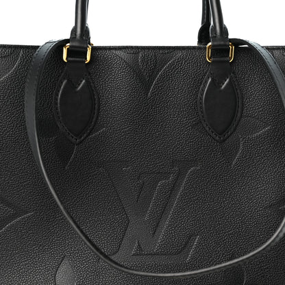 Louis Vuitton Empreinte Monogram Giant Onthego MM Black 7 of 9