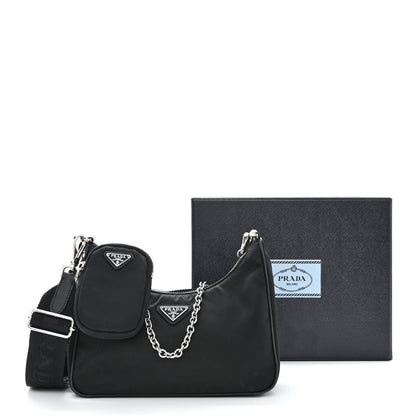 Prada Nylon Re-Edition 2005 Shoulder Bag Black 13 of 13