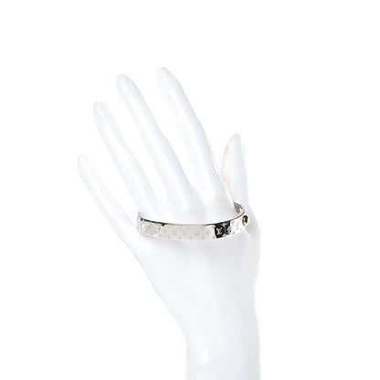 Louis Vuitton Palladium Monogram Nanogram Cuff M 2 of 5