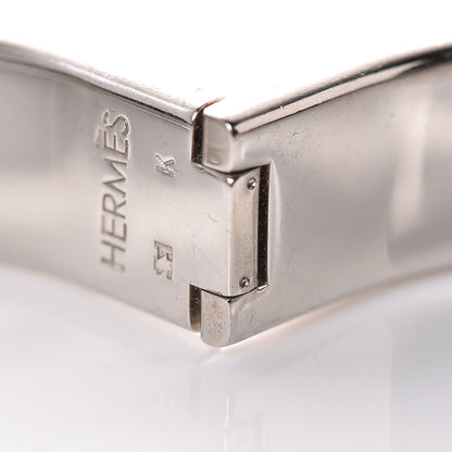 Hermes Enamel Narrow Clic Clac H Bracelet GM Black 11 of 12