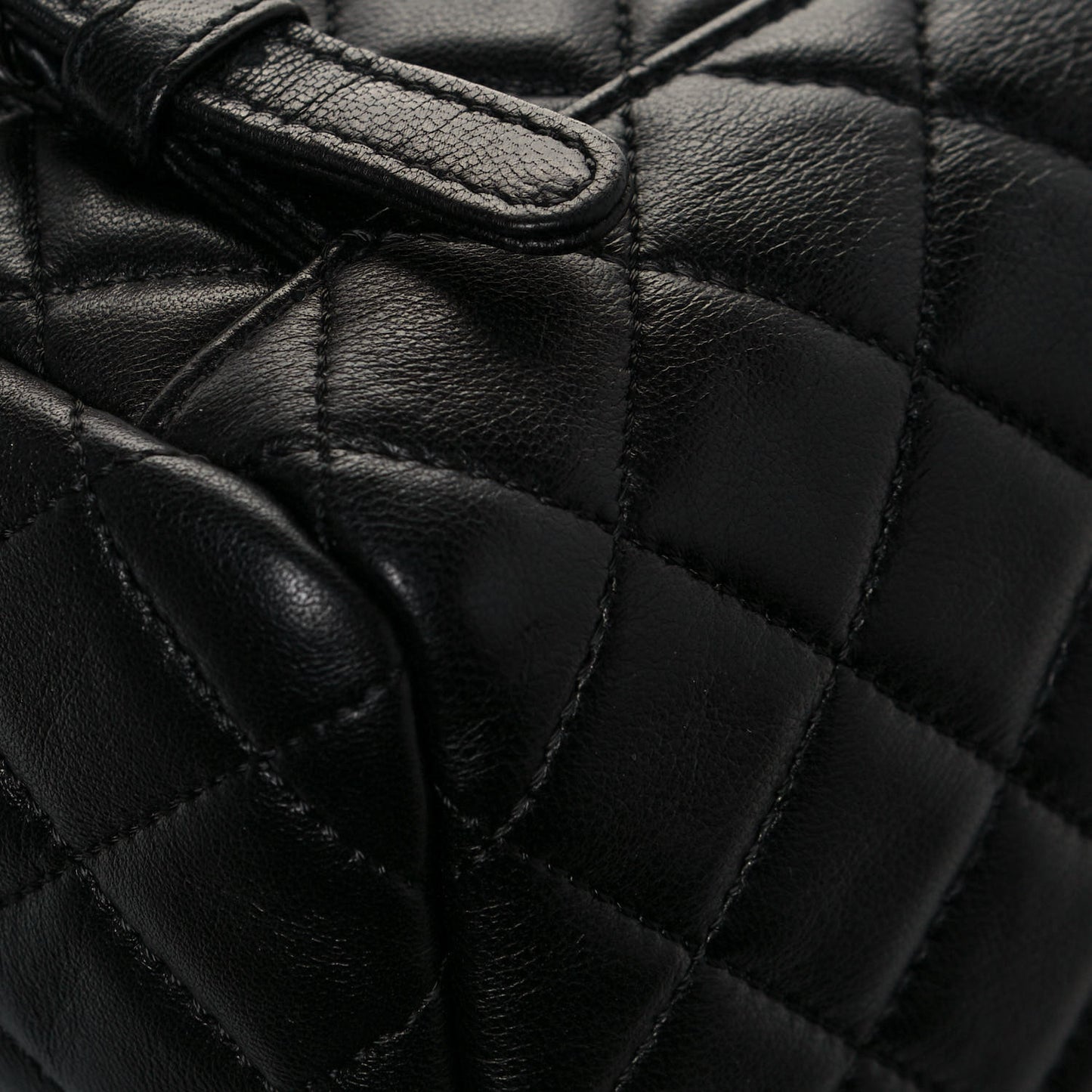 Lambskin Quilted Small Urban Spirit Backpack Black