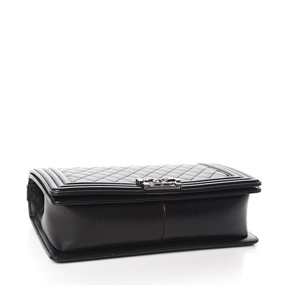 Chanel Lambskin Quilted New Medium Boy Flap Black 4 of 11