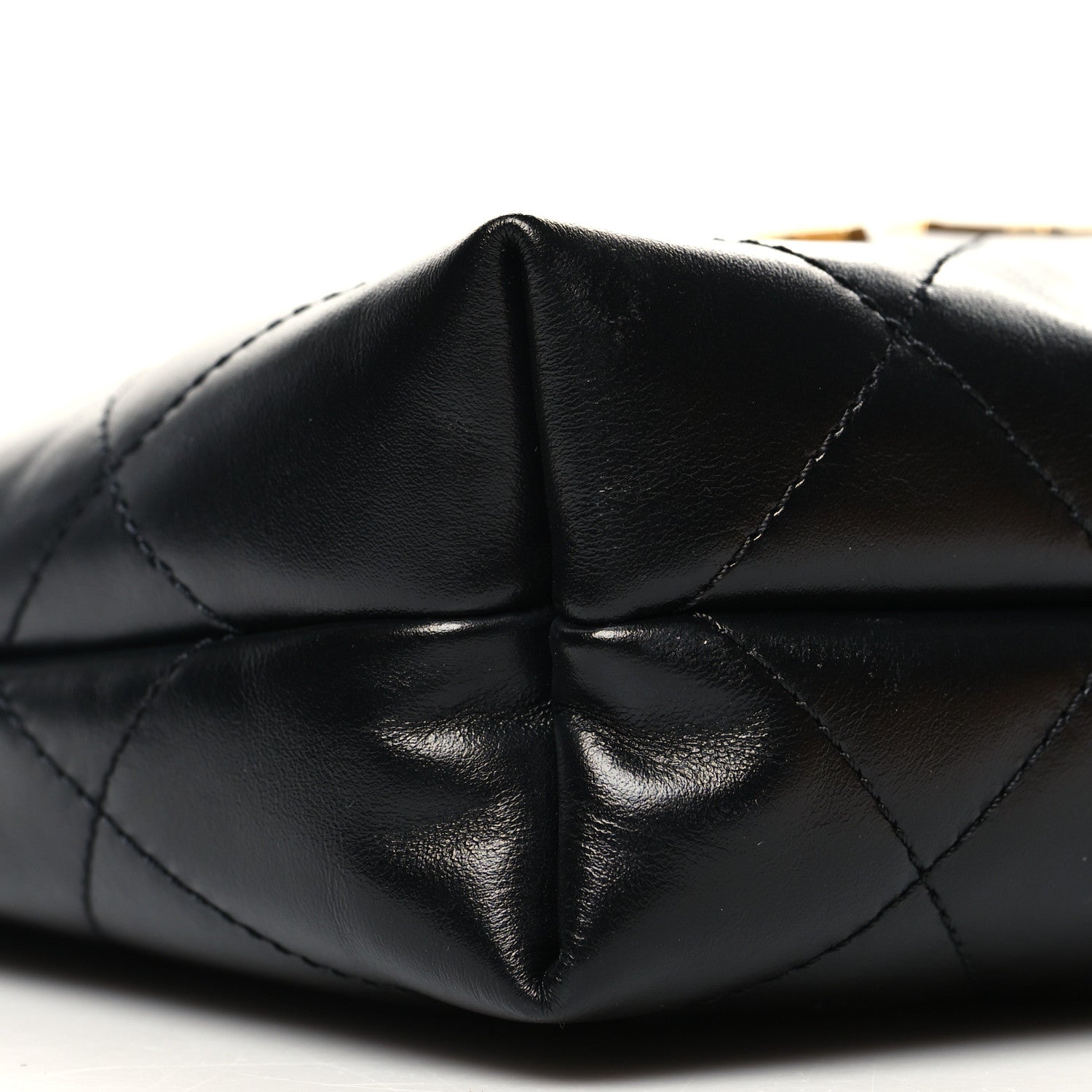 Chanel Shiny Calfskin Quilted Mini Chanel 22 Black 9 of 11