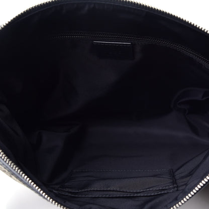 Gucci GG Supreme Monogram Web Messenger Bag Black 5 of 9