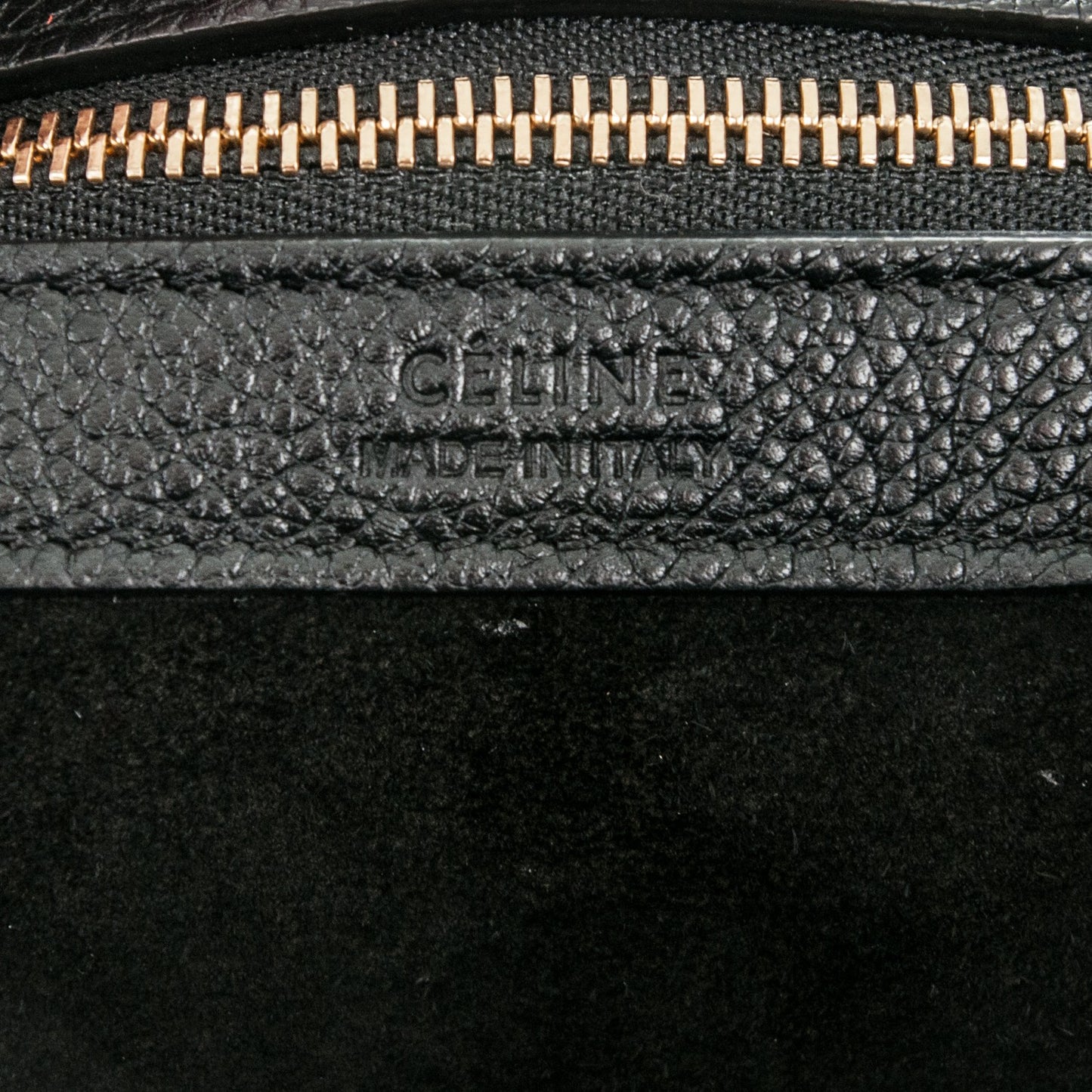 Soft Grained Calfskin Small Belt Cabas Phantom Black
