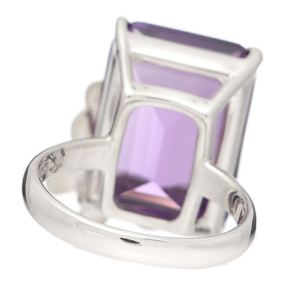 Tiffany Sterling Silver 18K Rose Gold Amethyst Return to Tiffany Love Bugs Butterfly Ring 54 6.75 4 of 6
