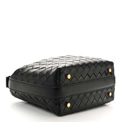 Bottega Veneta Calfskin Nappa Intrecciato Mini Wallace Black 4 of 10