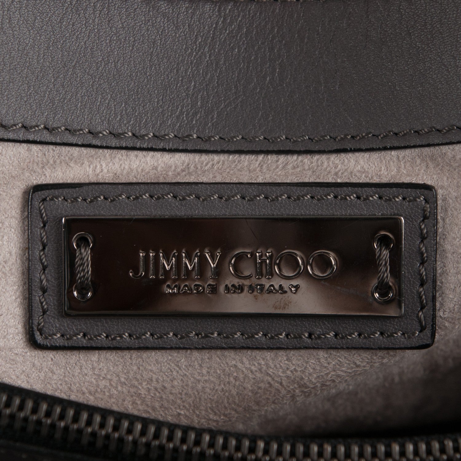 Jimmy Choo Smooth Grained Calfskin Large Alfie Tote Twilight 6 of 7