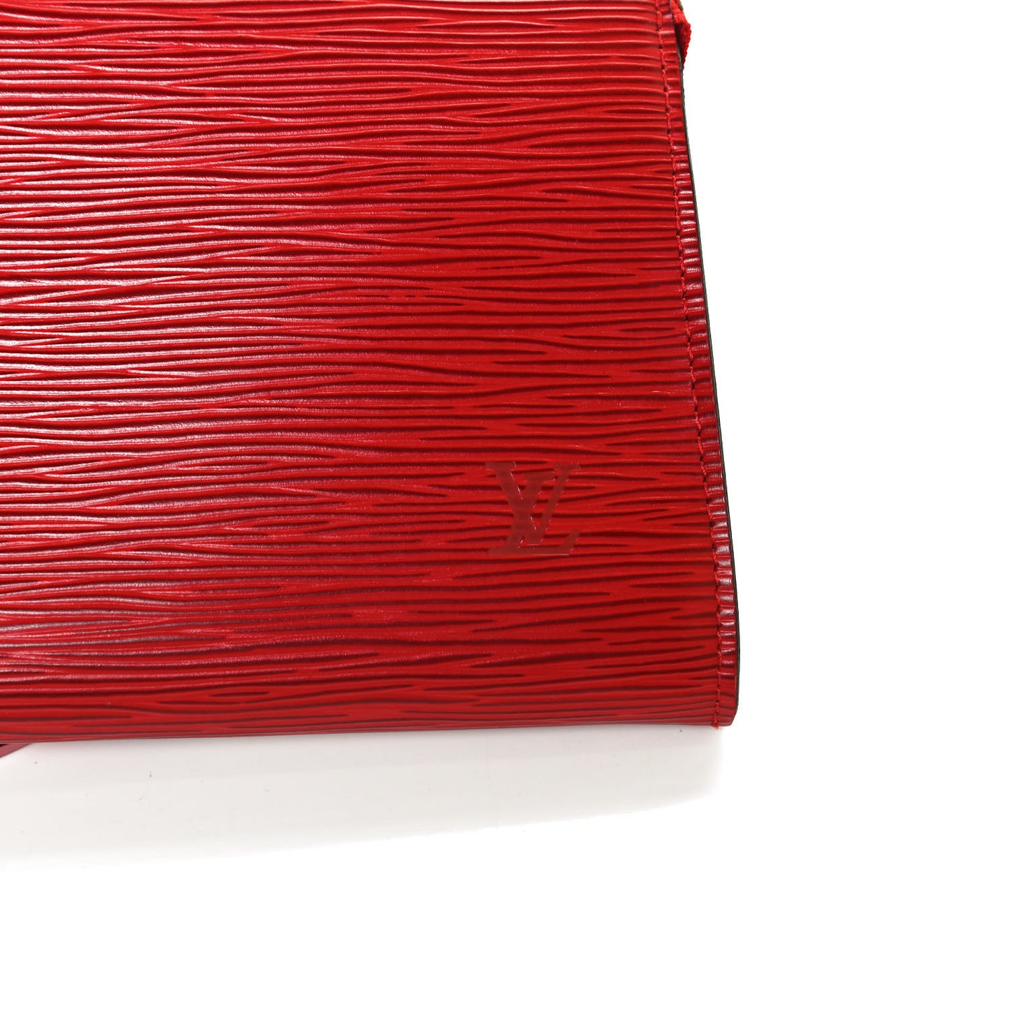 Epi Pochette Accessories 24 Castillan Red