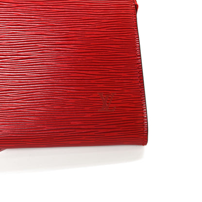 Louis Vuitton Epi Pochette Accessories 24 Castillan Red 7 of 10