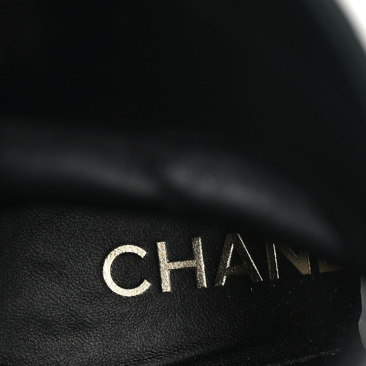 Chanel Calfskin Cap Toe High Boots 35 Black 8 of 9